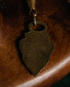 “GUCCI” 70’s-80’s Crest shield charm with spring clasp