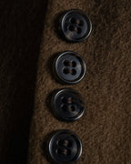 "CHRISTIAN DIOR MONSIEUR" 80's-90's Classic tailored wool melton chester coat