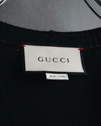 "GUCCI" Michele-era refined emblem cardigan
