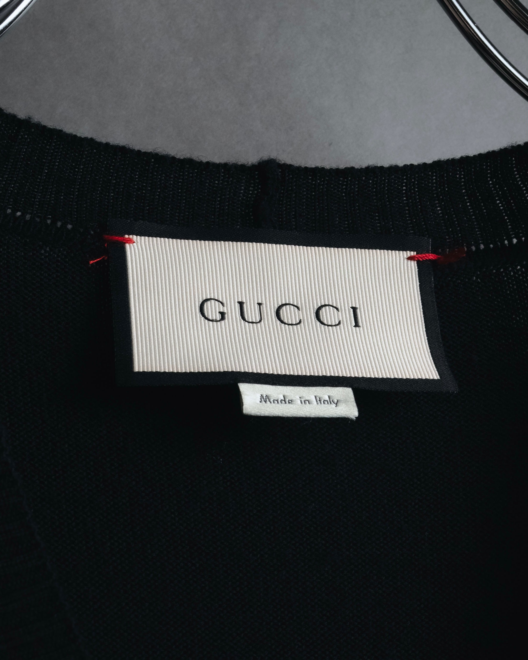 "GUCCI" Michele-era refined emblem cardigan