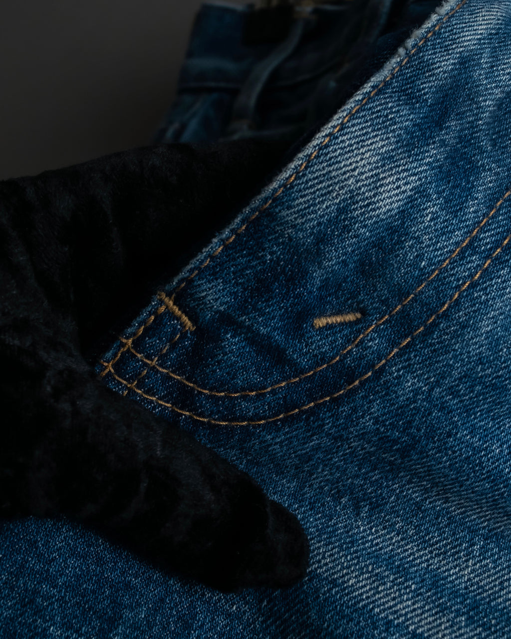 "CELINE" Stonewash design straight denim