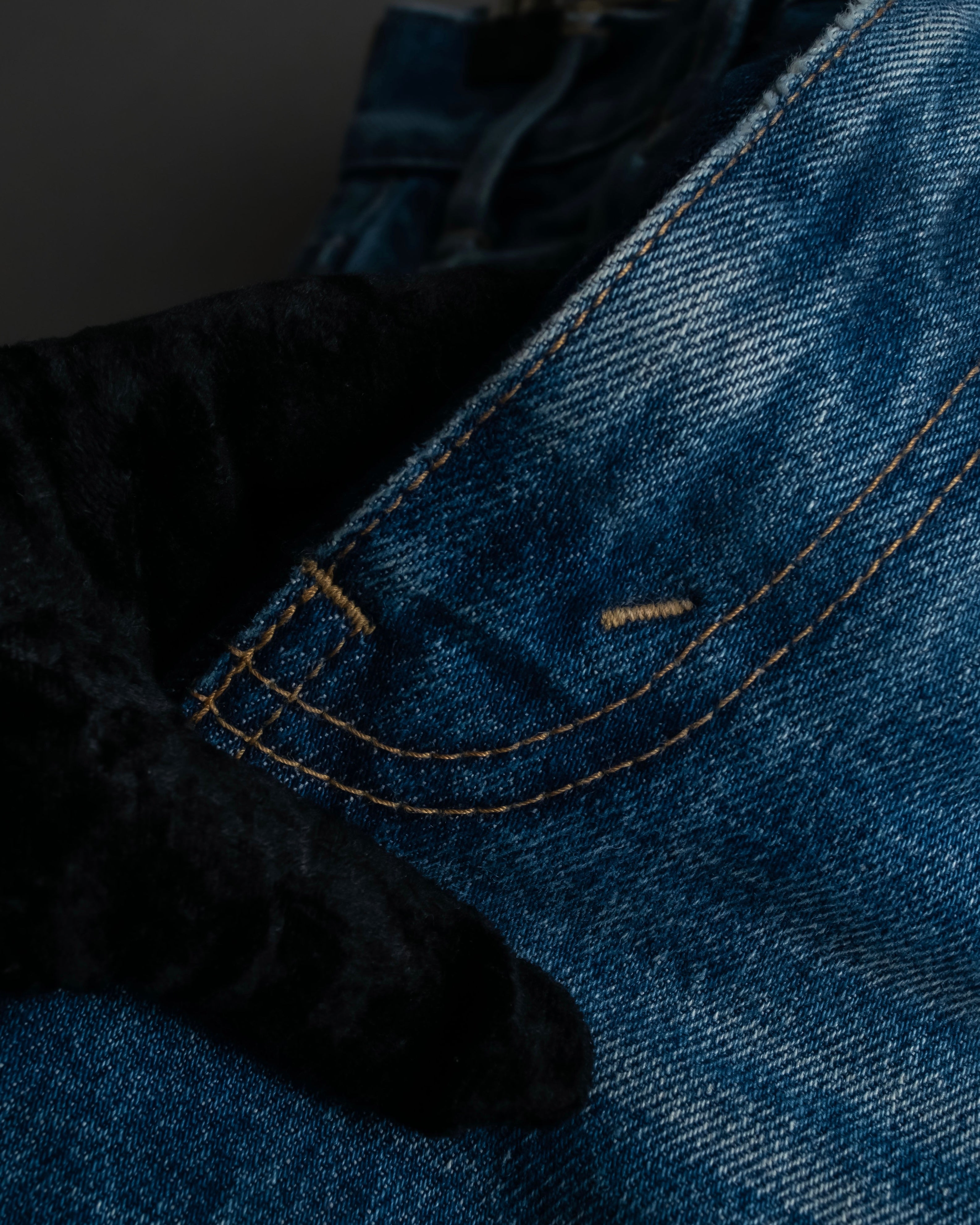 "CELINE" Stonewash design straight denim