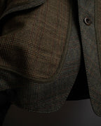 "PAUL SMITH" Flaming detail glen plaid set up