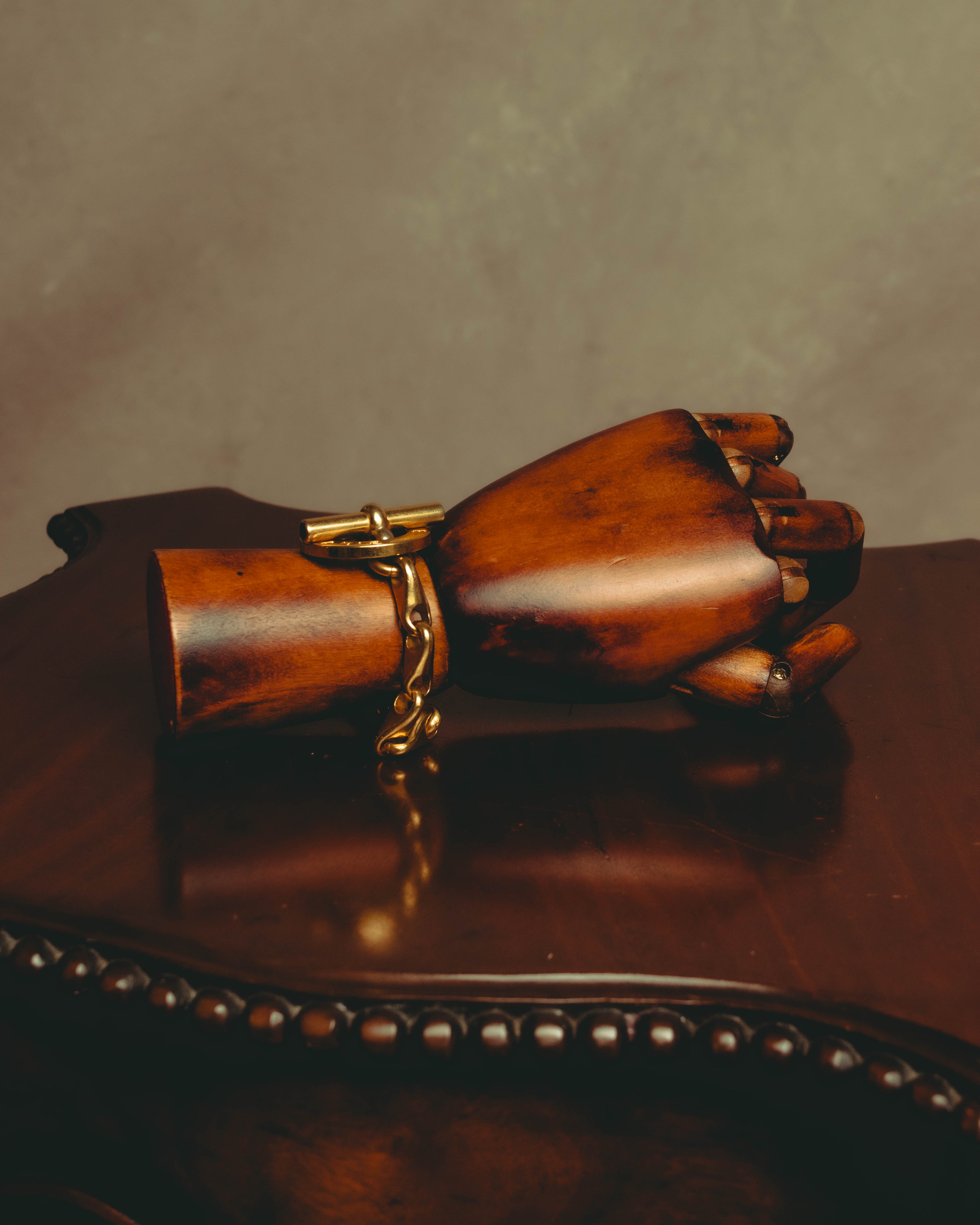 –SPECIAL– "CELINE" 90's Sculptural toggle chain bracelet