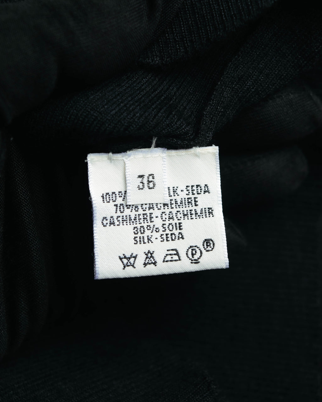 "Hermès" 00's Horse sketch print silk-paneled cashmere blend knit sweater