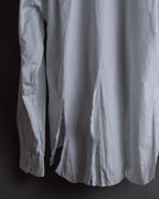 "COMME des GARCONS HOMME PLUS" 15SS Ripped cutting design cotton shirt