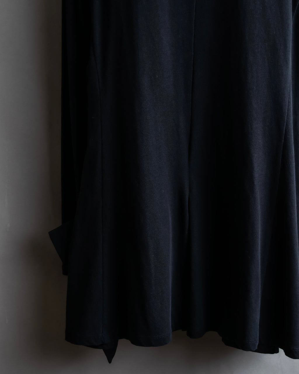 "YOHJI YAMAMOTO +NOIR" 21SS Drape panel design oversized shirt jacket