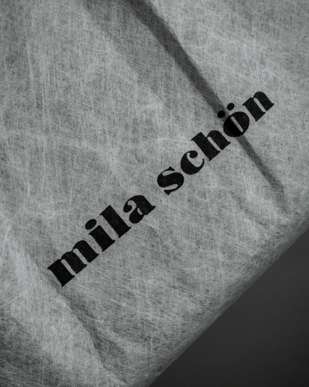 "Mila Schön" Horizontal minimalist metal fittings leather one-handle bag