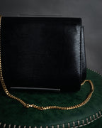–SPECIAL– “GUCCI” 80’s crest chain shoulder bag