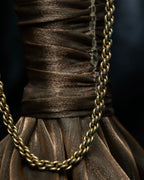 “Christian Dior” beautiful thick gold chain necklace