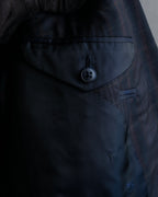 "BURBERRYS" Micro check pattern metal button blazer