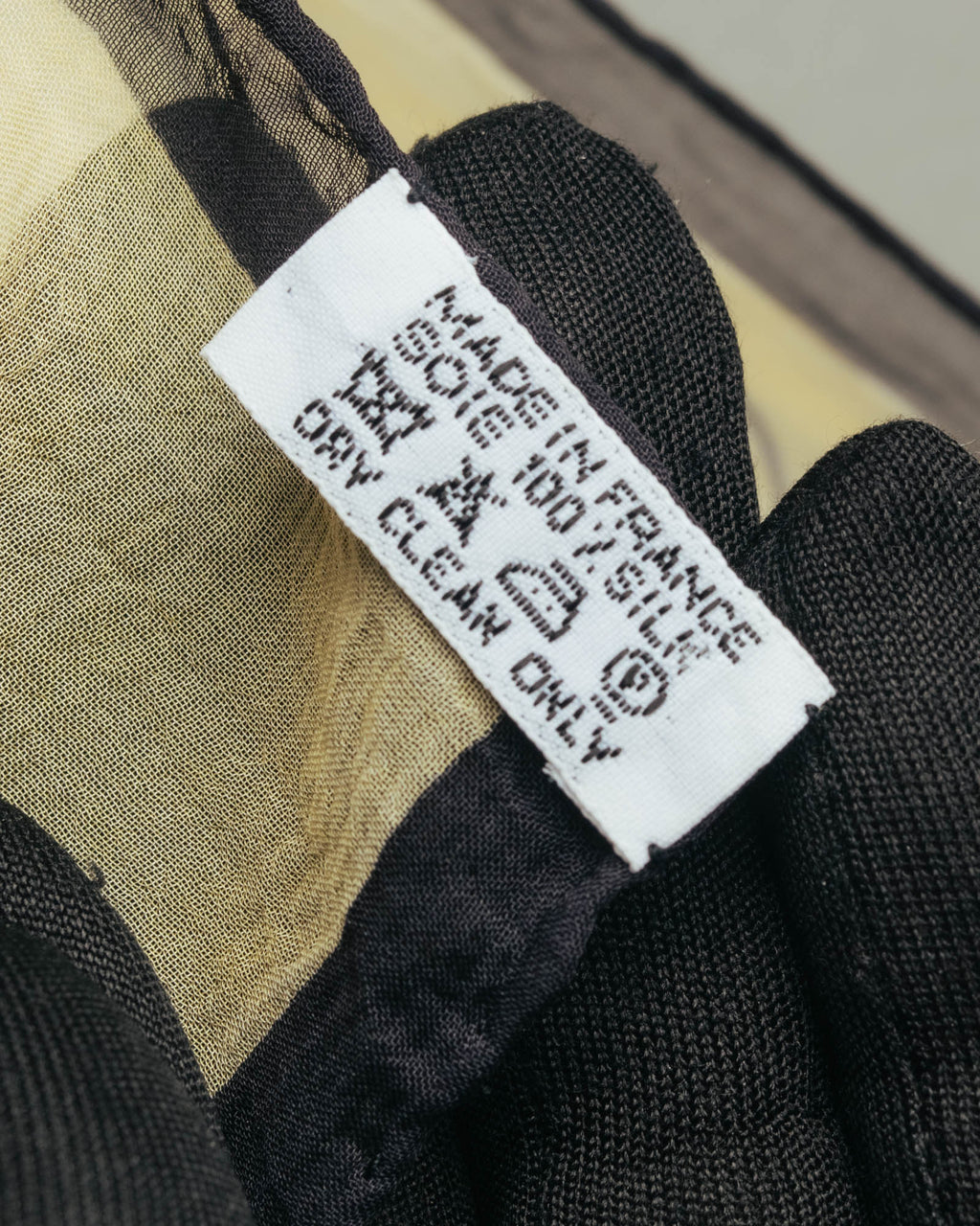 "Hermès" 80's-90's Sheer silk chiffon scarf