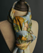 "HERMÈS" 00's Au pays de cocagne silk scarf