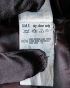 "GIANFRANCO FERRE" Striped peak lapel 1 button tailored jacket