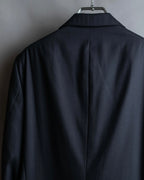 "JIL SANDER" Oversized tailored jacket＆tapered slacks shadow stripe pattern set up