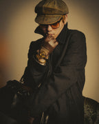 -SPECIAL- “Maison Martin Margiela” 2011-2014 Short wool blend chesterfield coat