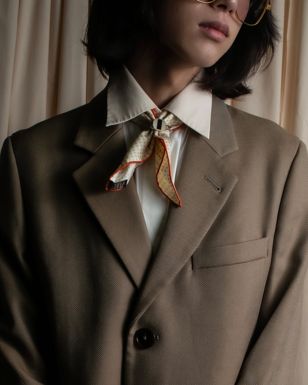 "HERMES" Carré 45 Gavroche MORS DE SELLE scarf