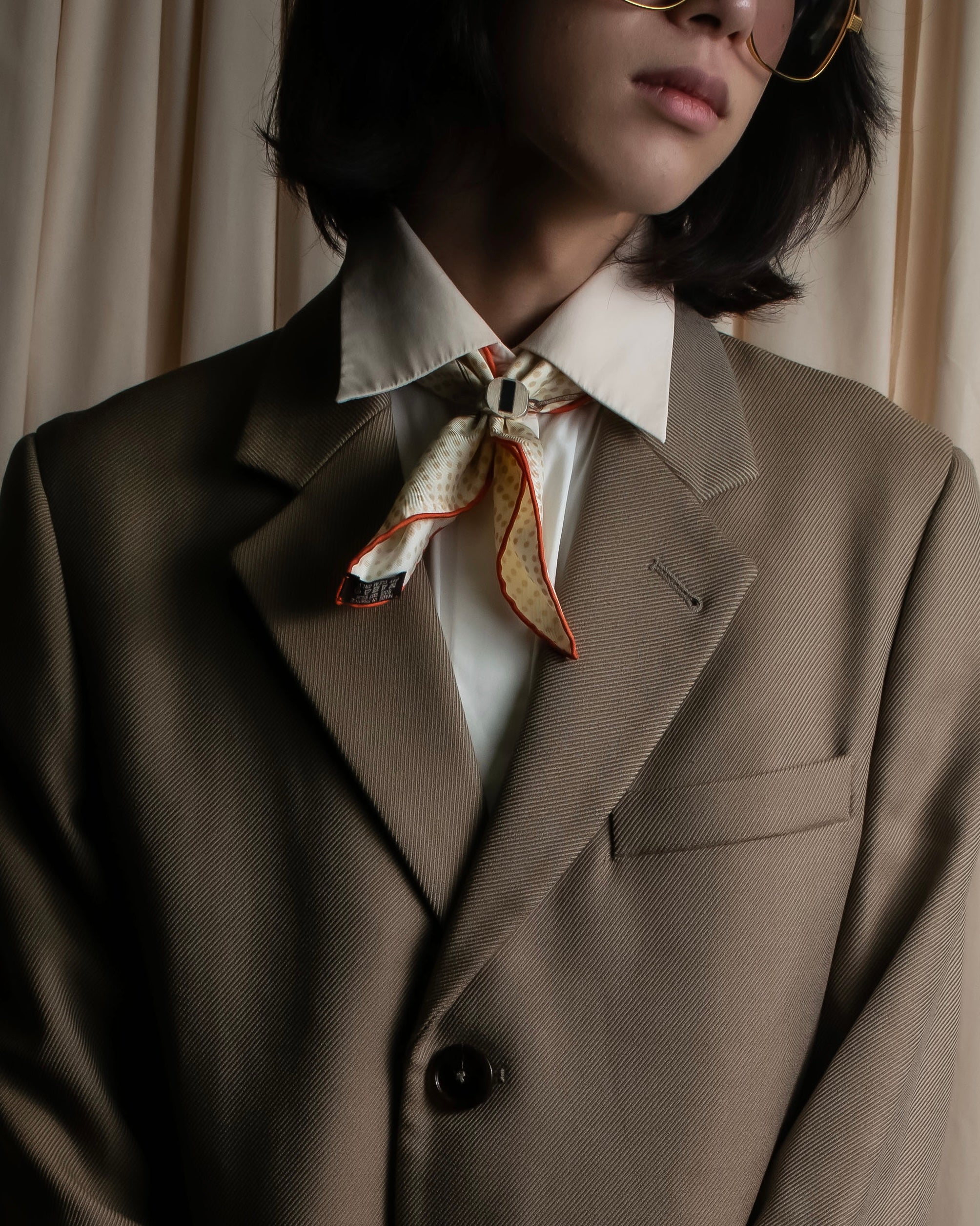 "HERMES" Carré 45 Gavroche MORS DE SELLE scarf