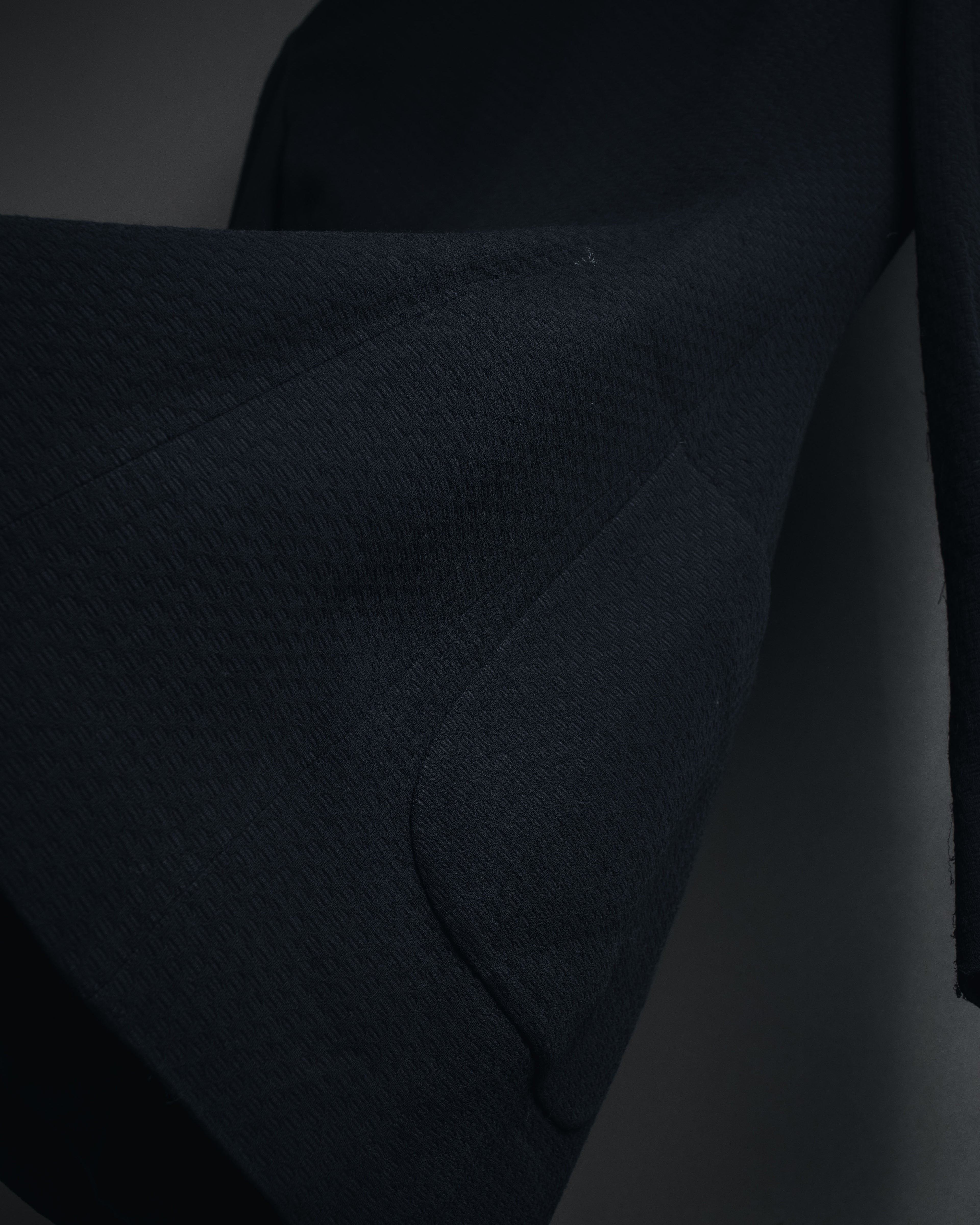 "FENDI" 80’s-90’s viscose blend structured tailored jacket