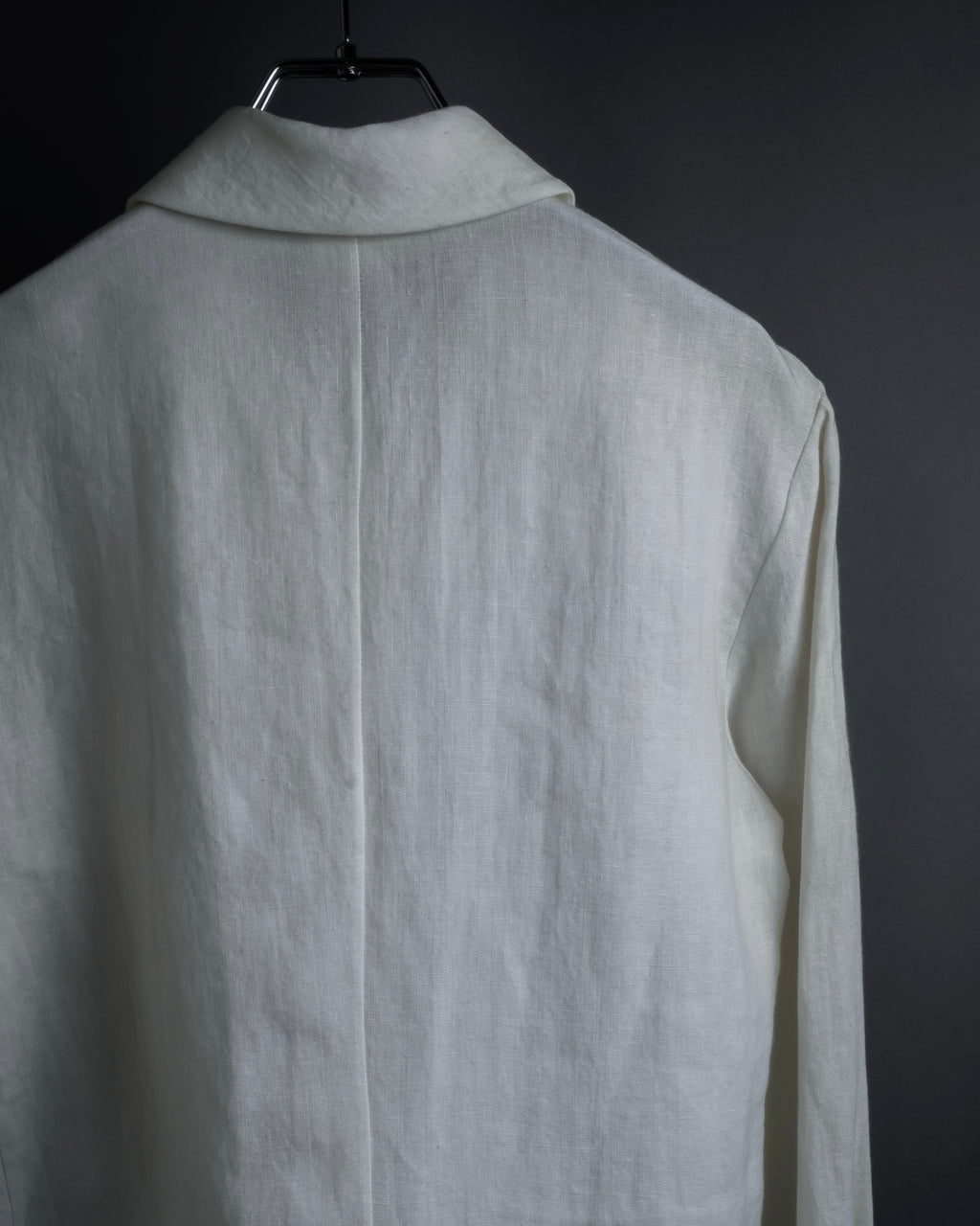 "LOEWE" 00's Fly front linen shirt