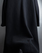 "Valentino Garavani"Shawl collar A-line silhouette long coat