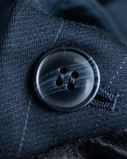 "CHRISTIAN DIOR MONSIEUR"
 Fine pitch stripe pattern notch lapel tailored jacket