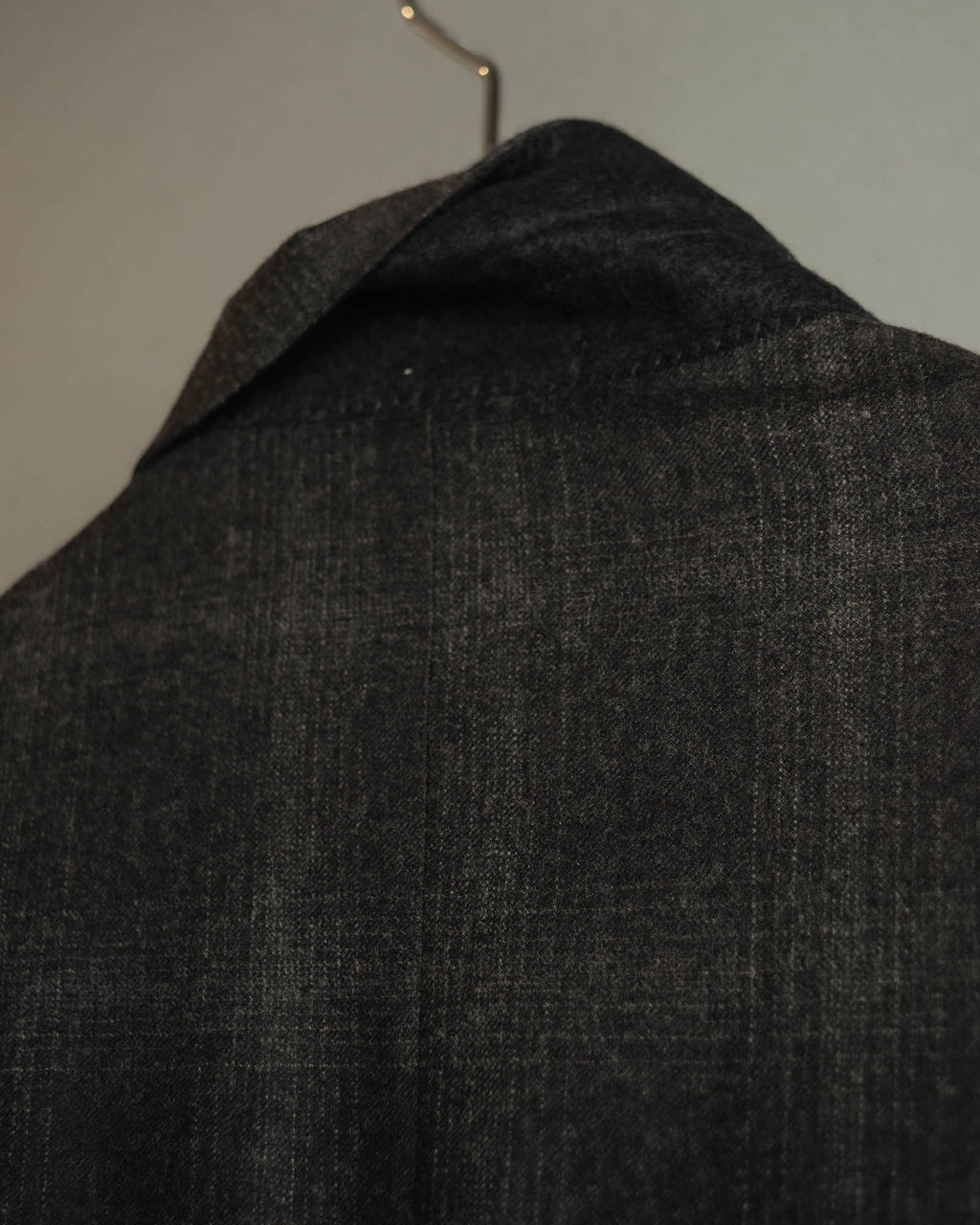 “PRADA” 90’s-00’s Wool cashmere checked tailored jacket