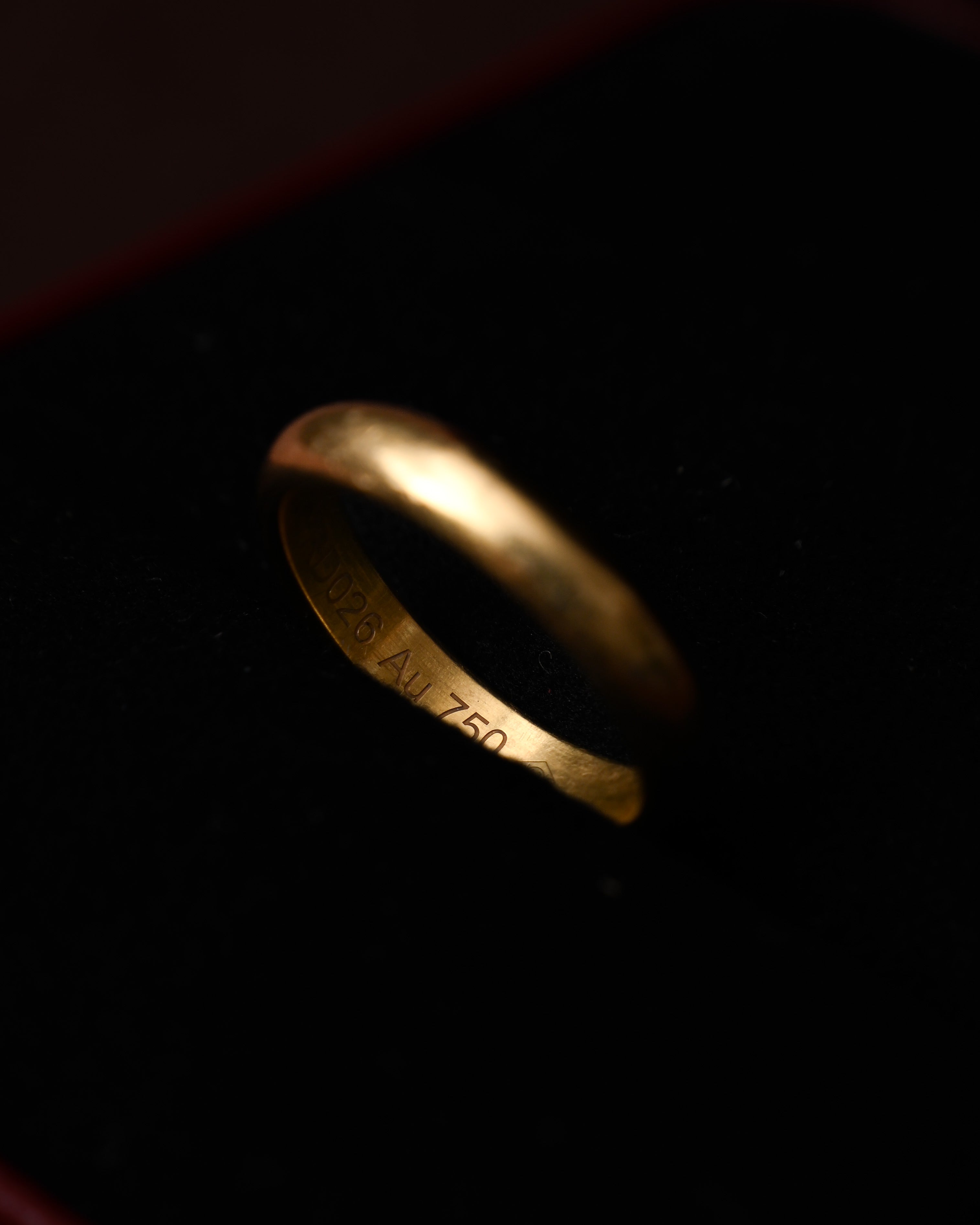 Cartier/ K18 Band Ring Yellow Gold