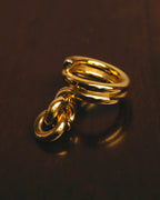-SPECIAL- “BOTTEGA VENETA” 2021-2025 Gold tone sculptural knot ring