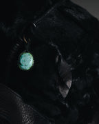 "Ermanno Scervino" 08’s-15’s Fur turquoise charm bag