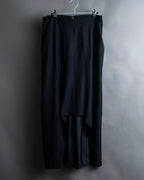 "Y's" Conceptual straight silhouette skirt