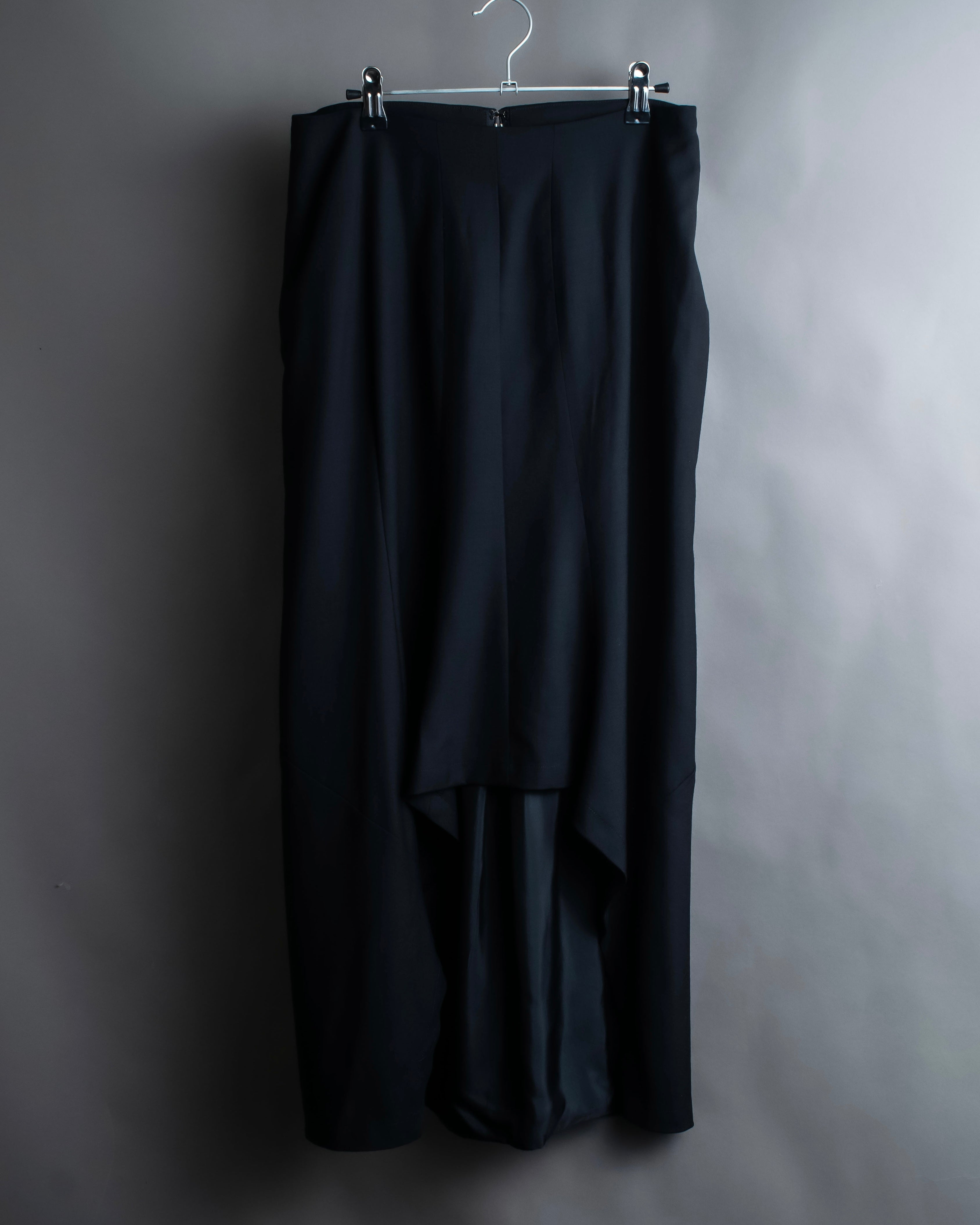 "Y's" Conceptual straight silhouette skirt