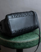"MIU MIU" Matelasse design 2way leather bag