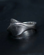 “Georg Jensen” Twisted shape silver ring