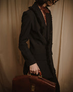 –SPECIAL– "Christian Dior"
98SS fringed peak lapel double breasted jacket