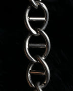 "MARNI" Faux fur collar＆mixed material docking accessory