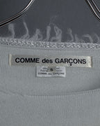 "COMME des GARCONS" 18AW layered mesh design fringe thick knit