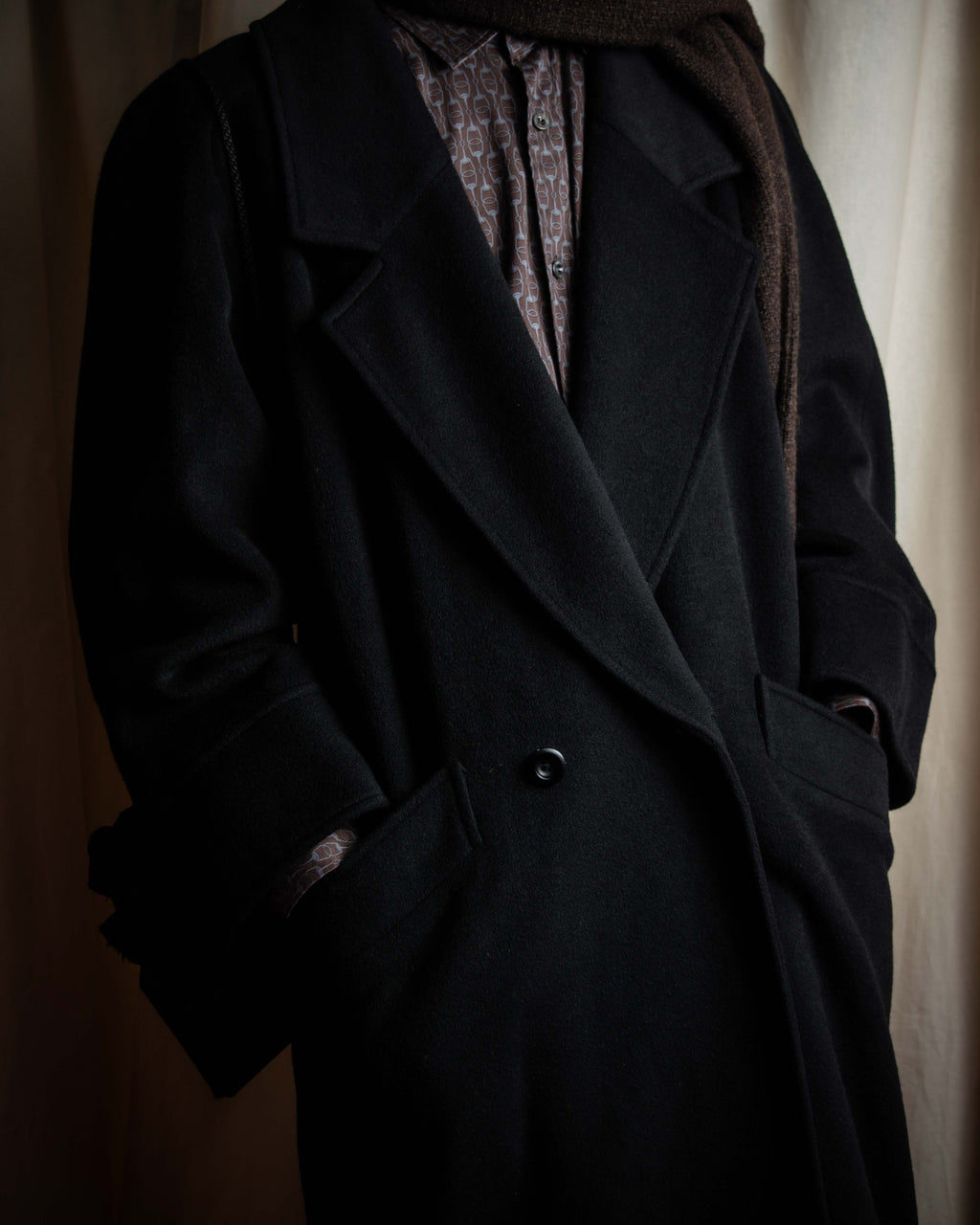 "Chloe" Peak lapel classically tailored chester coat