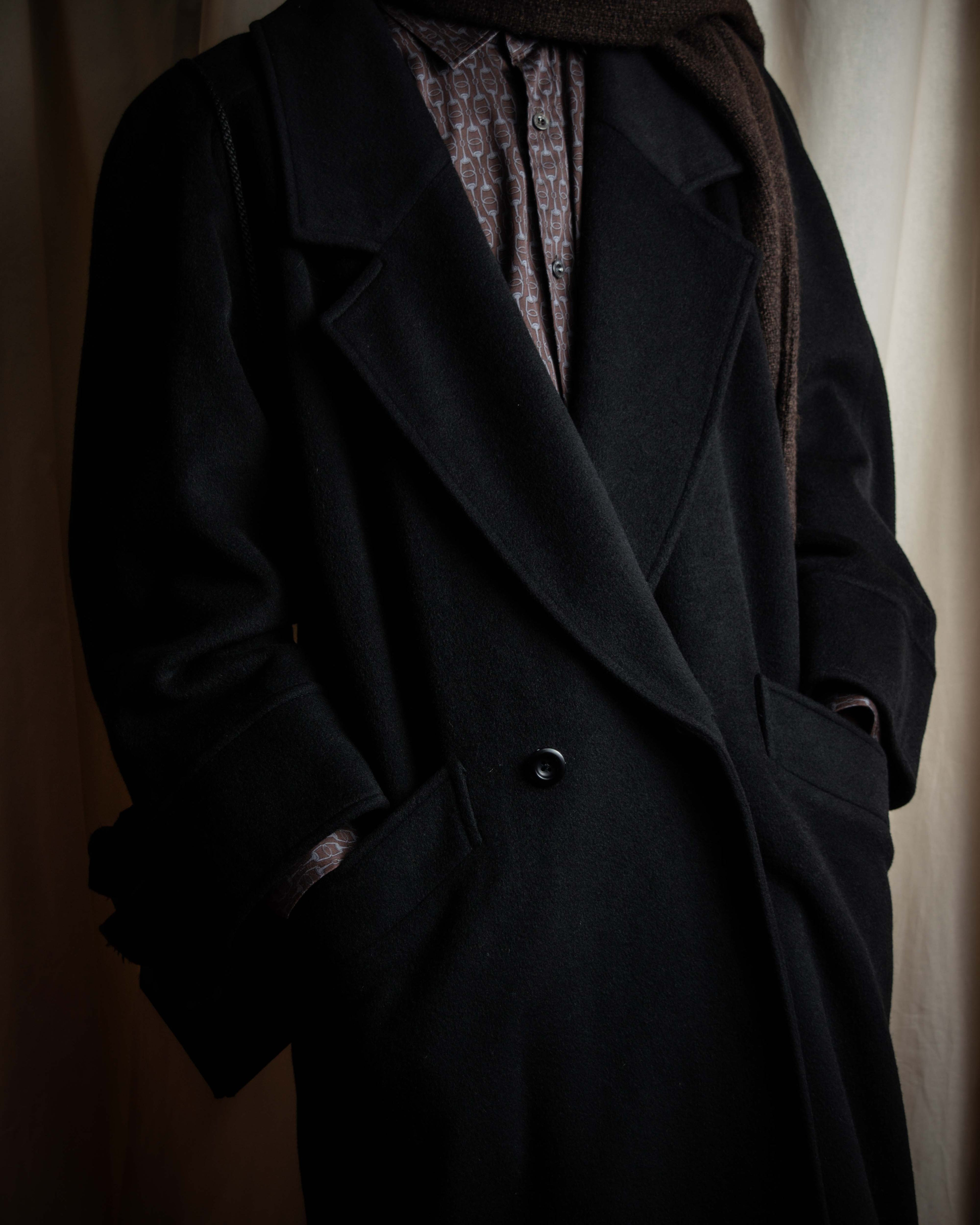 "Chloe" Peak lapel classically tailored chester coat