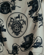"Hermès" Classic ex libris silk scarf