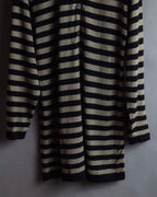 "GIANFRANCO FERRE" Striped contrast collar knit polo