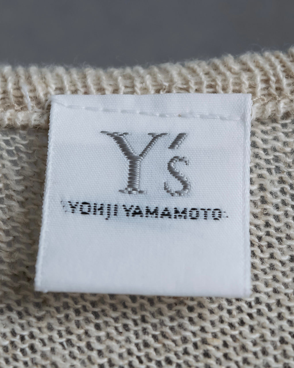 "Y's" Linen cotton mix ruffle design tank top