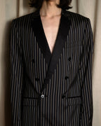 "Dolce & Gabbana" Silk design double-breasted tailored jacker