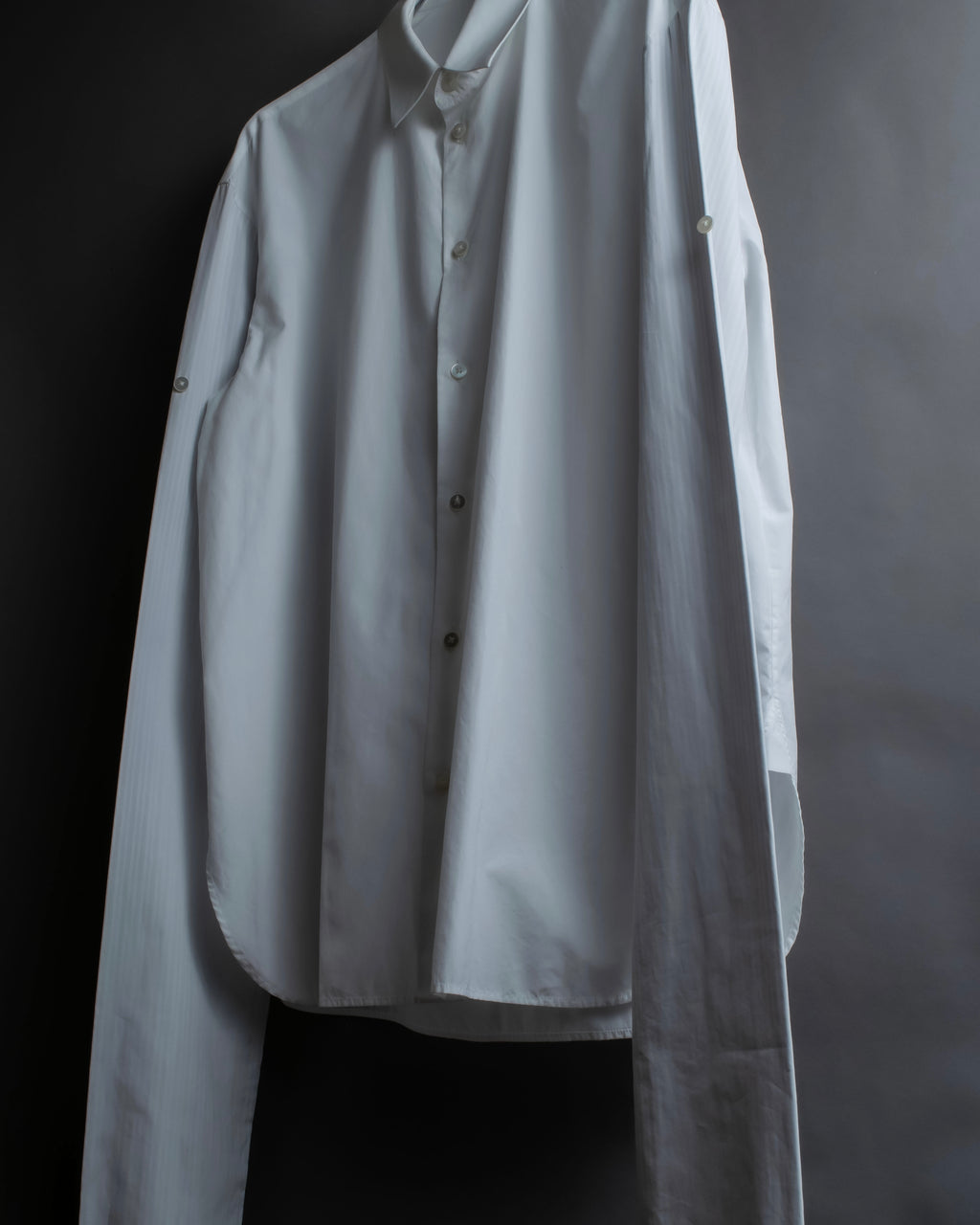 "MAISON MARGIELA" 17AW super long sleeve gimmick cotton shirt
