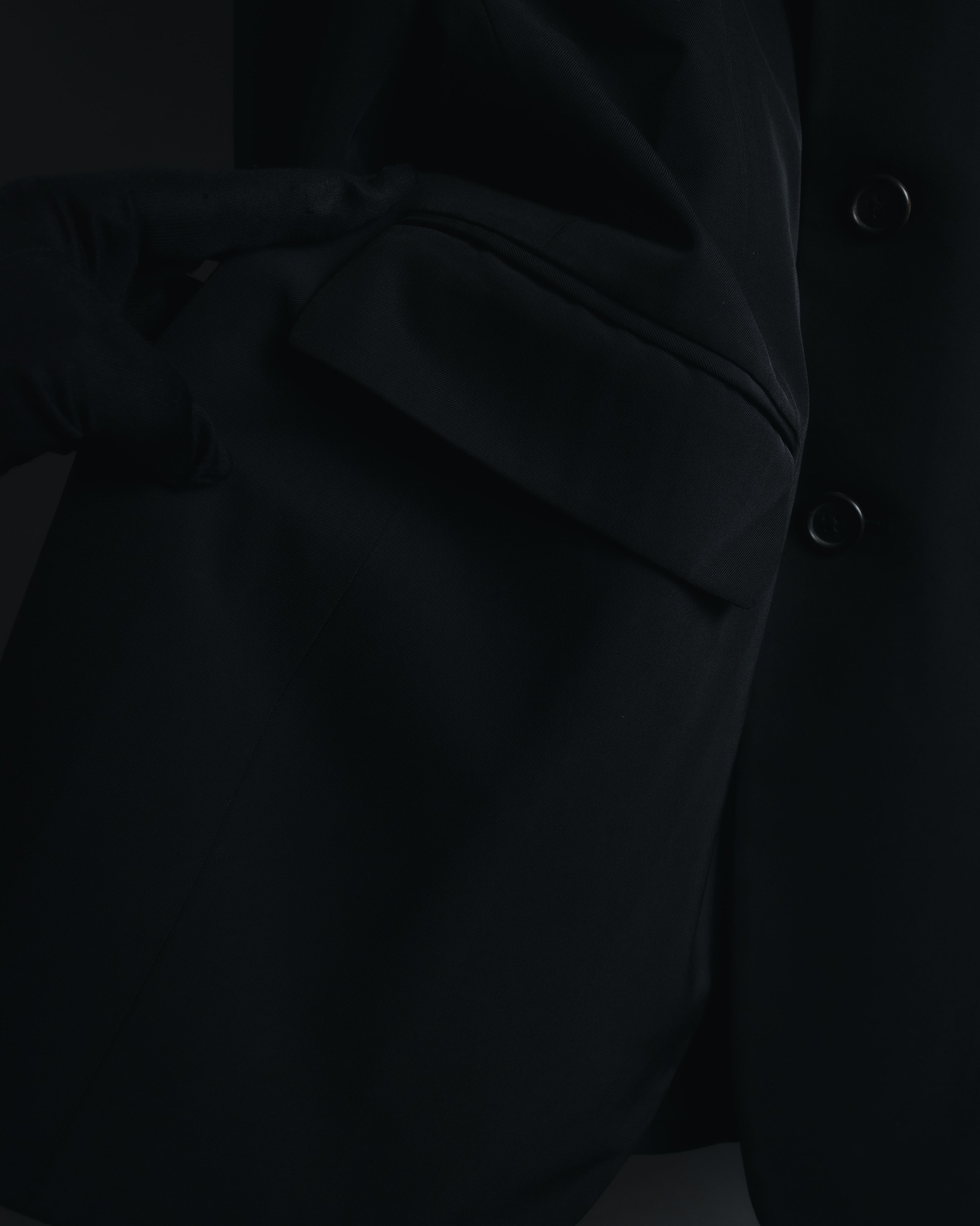 "PRADA" 1994AW Stretch polyester tailored suit