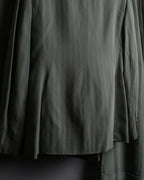 “GUCCI”  Beautiful silhouette 8B double breasted tailored jacket setup