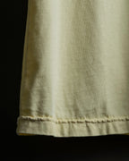 "MAISON MARGIELA"
Pastel yellow color box silhouette T-shirt