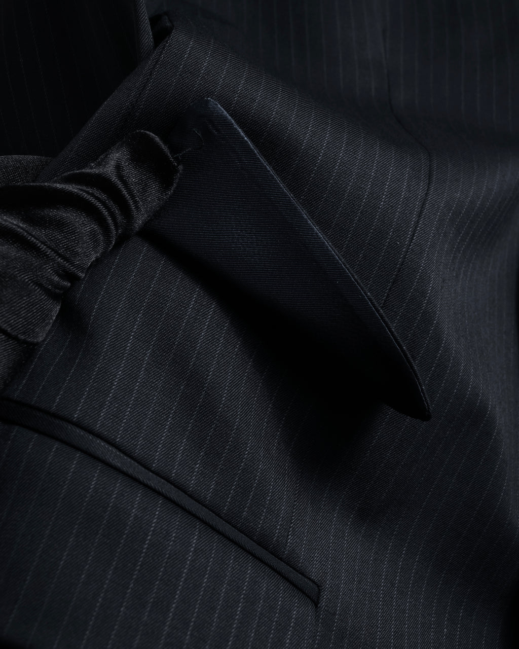 "GUCCI" 90's Elegant suiting pinstripe set up