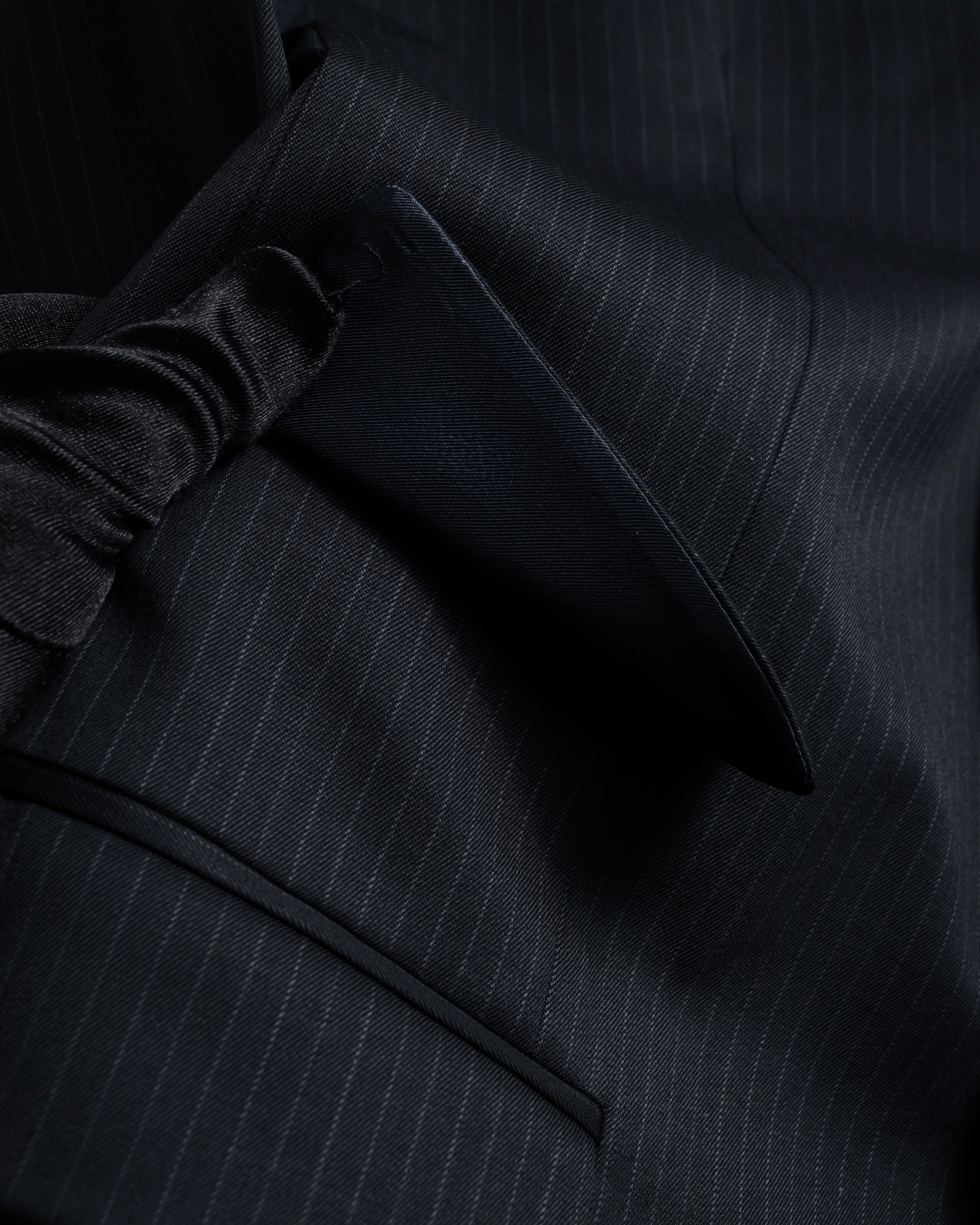 "GUCCI" 90's Elegant suiting pinstripe set up