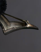 "Tiffany&Co" Seagull motif sterling silver brooch